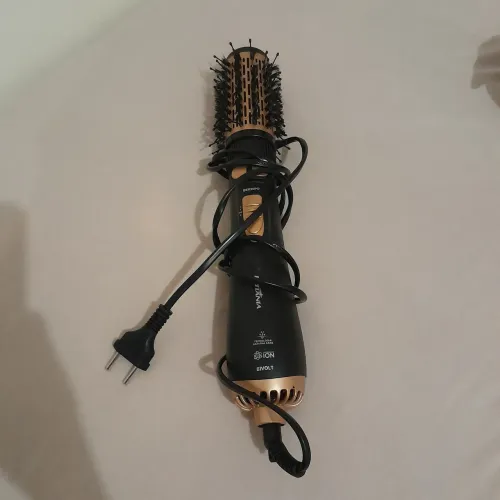 Escova secadora rotativa para cabelos