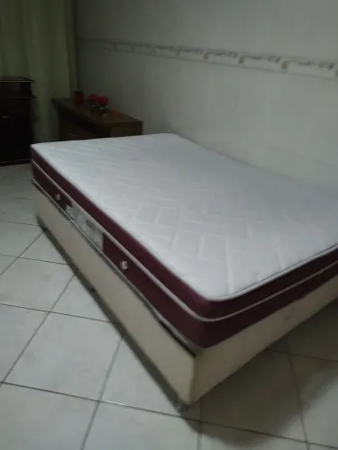 Cama box viuva+ colchão mola