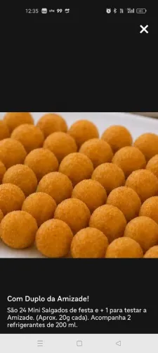 Mini Salgados Crocantes de Mandioca & Batata
