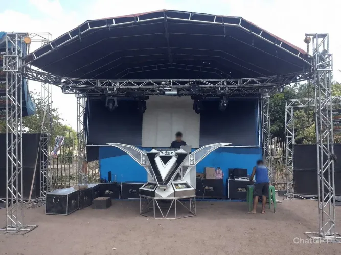 Tenda Estrutura Metálica para Eventos e Palco