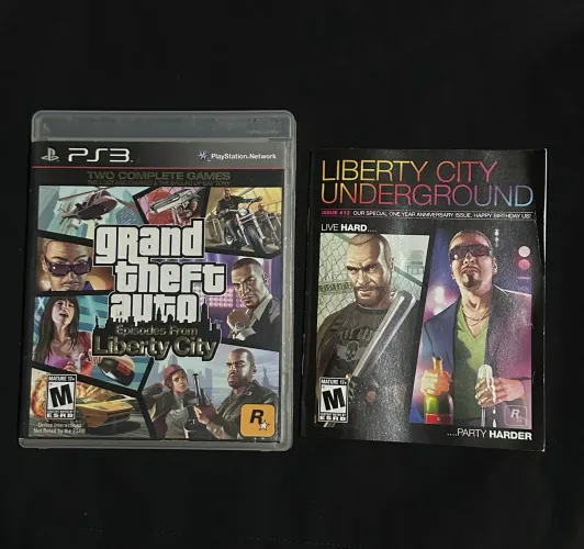 GTA Episodes from Liberty City PS3 Original ? Mídia Física + Manual