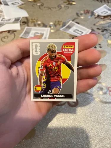 Figurinha Rara Lamine Yamal Legend Silver Panini Copa 2026