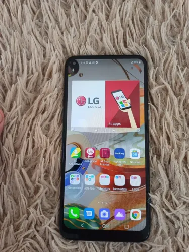 170 reais LG kLG K61 128 GB 4 ram defeito câmera biometria não pega