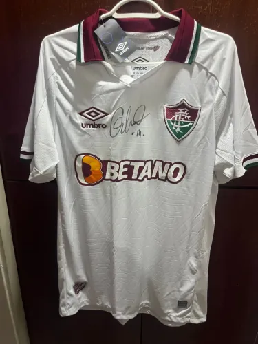 Camisa fluminense Umbro 2022 autografada