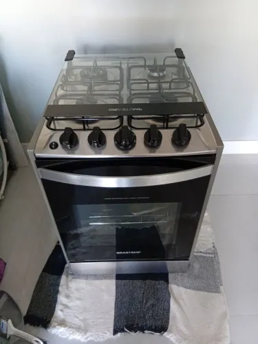 Fogão embutir 4b dupla chama IXB (Brastemp)p
