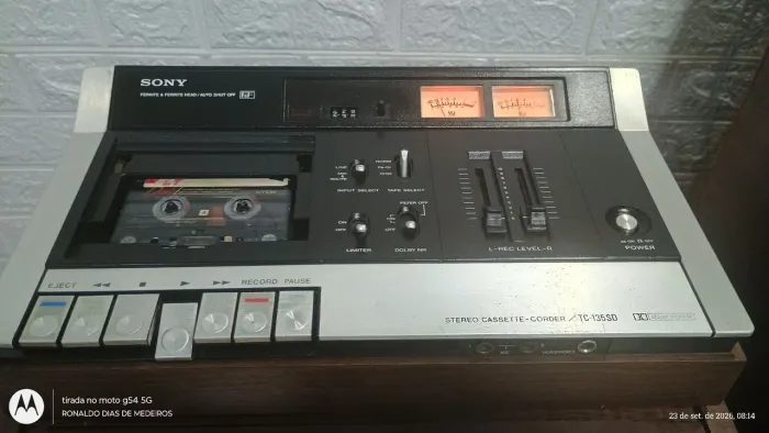 Tape Deack Sony tc135sd de mesa
