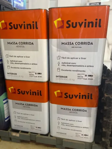 Massa corrida pva suvinil 25kg