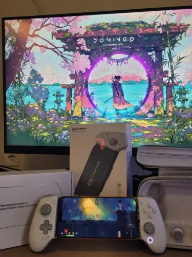 GameSir G8 Plus MFi - Controle para iPhone 15/16/17, iPad Mini e Android (USB-C).