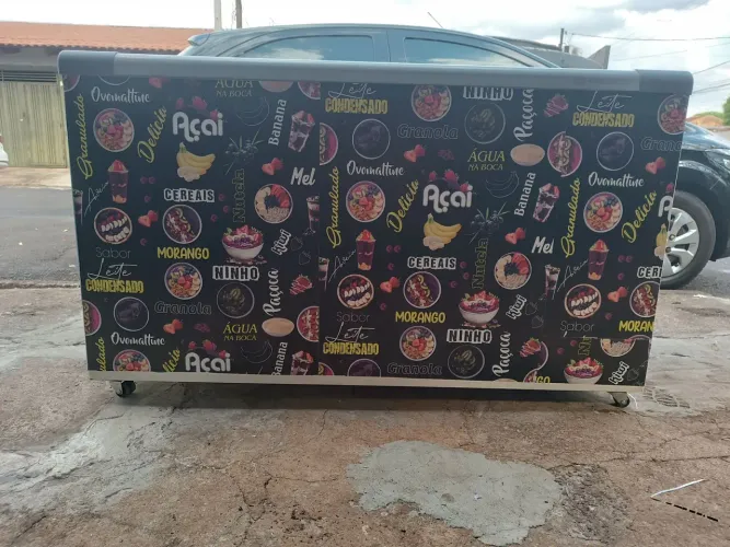 Freezer metal frio 399 litros