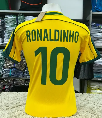 Camisa Retrô Ronaldinho 1998