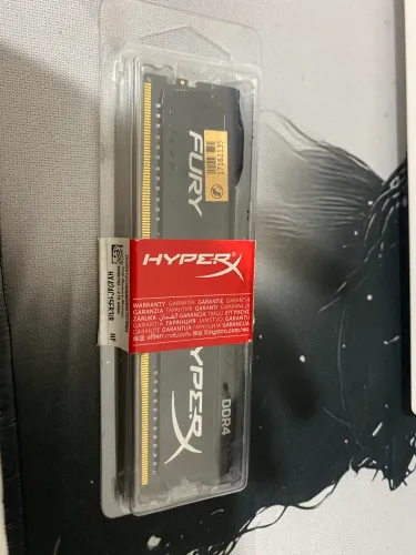 Memória ram HYPERX original ddr4 8GB 3200hz. Troco por placa de vídeo