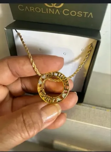 Conjunto semijoia novo
