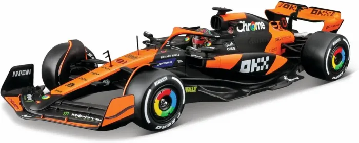 Miniatura F1 1/24 McLaren MCL38 2024 - Oscar Piastri - Nova / Lacrada - Bburago