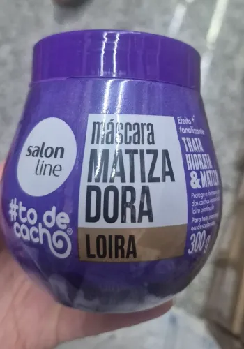 Máscara Matizadora Salon Line Loiro