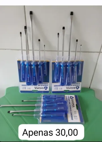 CHAVE DE FENDA 5 PÇS SIGMA