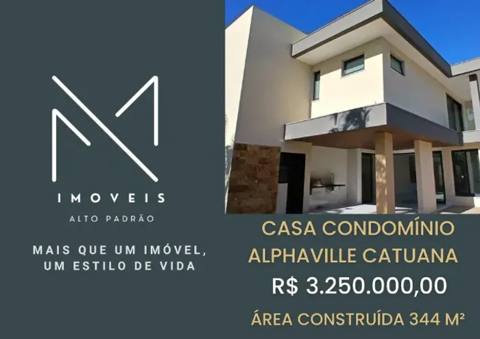 Duplex no Alphaville Catuana