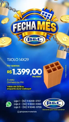 Tijolo em oferta