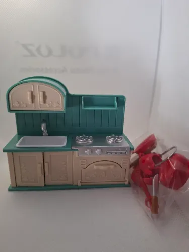 Cozinha para bonecos tipo família Sylvians