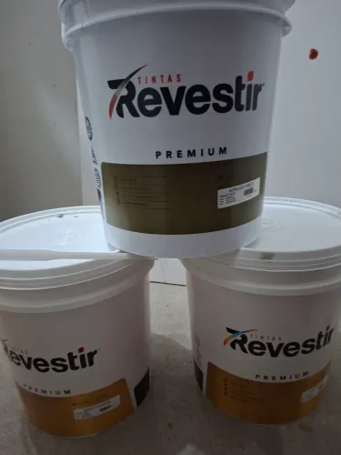 Vendo 3 Balde 18l Tinta Branco Neve Premium - Revestir 
