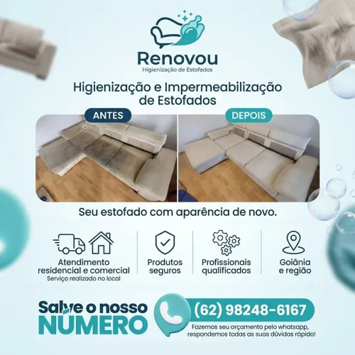 Higienização de estofados