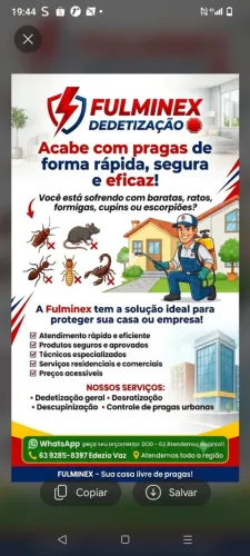 DEDETIZADORA FUMINEX