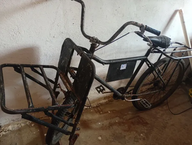Bicicleta cargueira adulto preta
