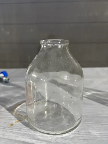 Garrafa / Pote de Vidro Transparente 500ml