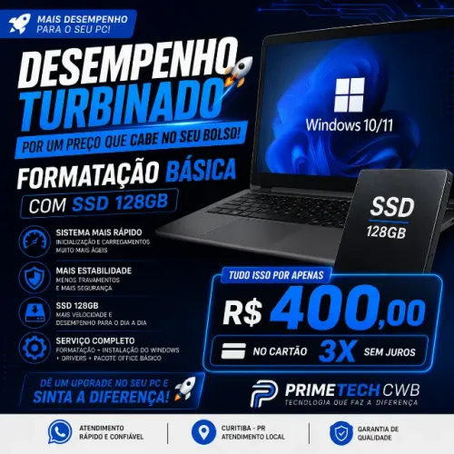 Formatação + Desempenho Turbinado!!!