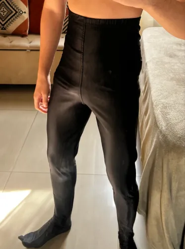 Calça de bailarino preta tamanho P