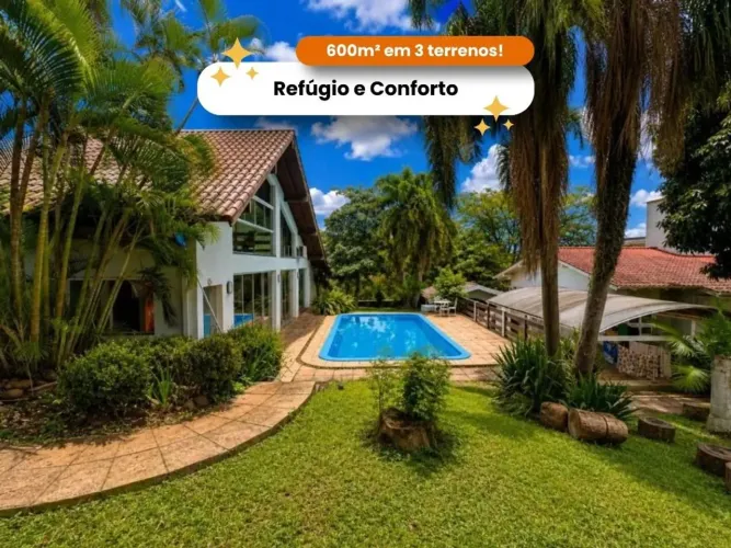 Casa com 4 dormitórios para alugar, 600 m² por R$ 8.385,00/mês - Floresta - Estância Velha