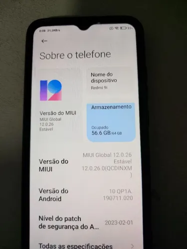 Celular redimi 9i 64 memória