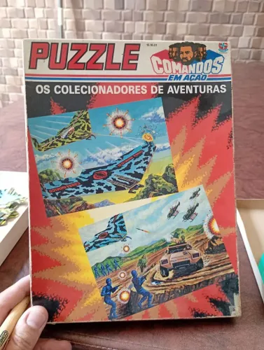 Comandos em Ação Puzzle colecionadores de aventuras item de colecionador.
