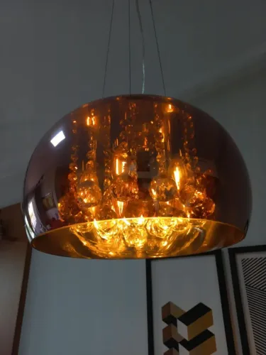 Lustre pendente cristal