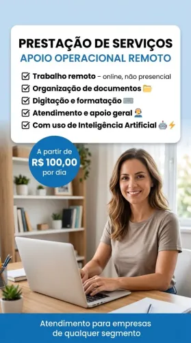 Apoio Administrativo e Atendimento | Serviços Remotos