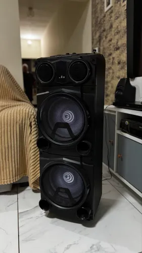 Torre de Som Gradiente Black Bass 10 Preta GDB10M - Bivolt