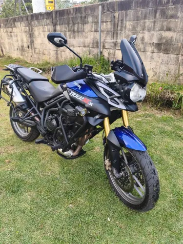 TIGER 800 XCX 2014 ZERADO ACEITO TROCA EM CARRO OU MOTO OU 46MIL NO PIX OU DINHEIRO ?