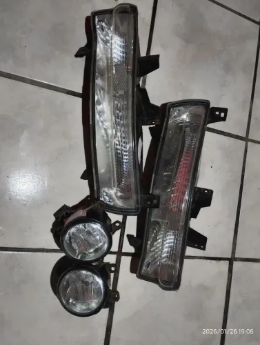Kit Contendo Par Farol de Milha + Par Farol Neblina Pisca Jeep Compass 17/21