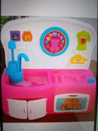 Cozinha infantil sai água de verdade 