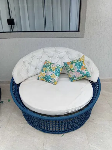 Chaise alto padrão para piscina área externa