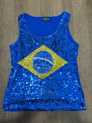 Blusa manga cavada do Brasil