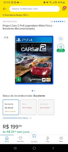 Project cars 2 ps4