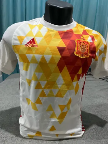 Camisa Espanha retrô luxo