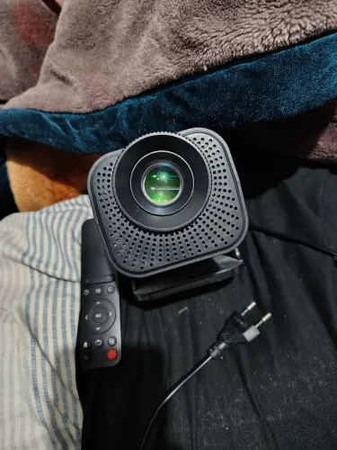 Mini Projetor 4k Android Portátil Hy-320 - Cinema Em Casa