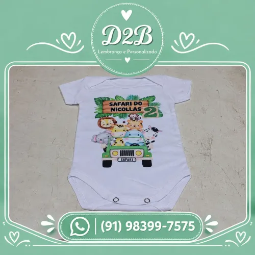 Body de bebê personalizado