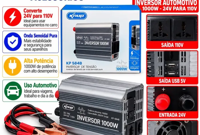 Inversor 1000w KP-584B
