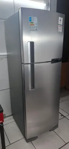 Geladeira Brastemp Frost Free Duplex Inox 375 Litros - linha BRM44 / BRM45