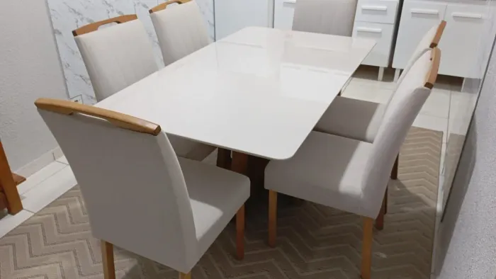 Mesa jantar 6 cadeiras!!
