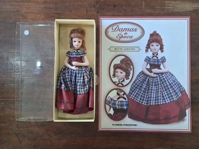 Bette Adeline Boneca Damas da Época Planeta DeAgostini com Fascículo