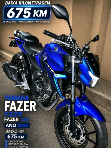 Moto Yamaha FAZER 250  FZ25, 2025, 675 KM detalhes no anúncio 