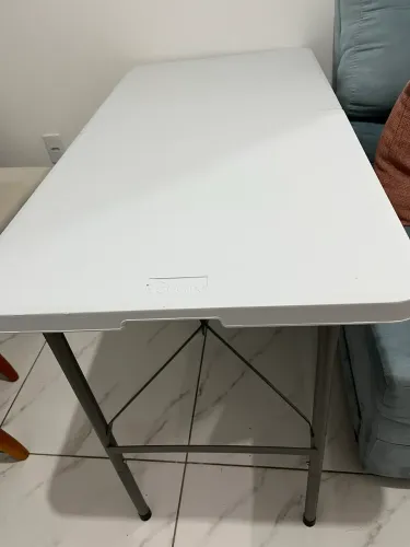 Mesa Dobrável 1,20 x 60 cm - Pouco Uso | R$ 200,00